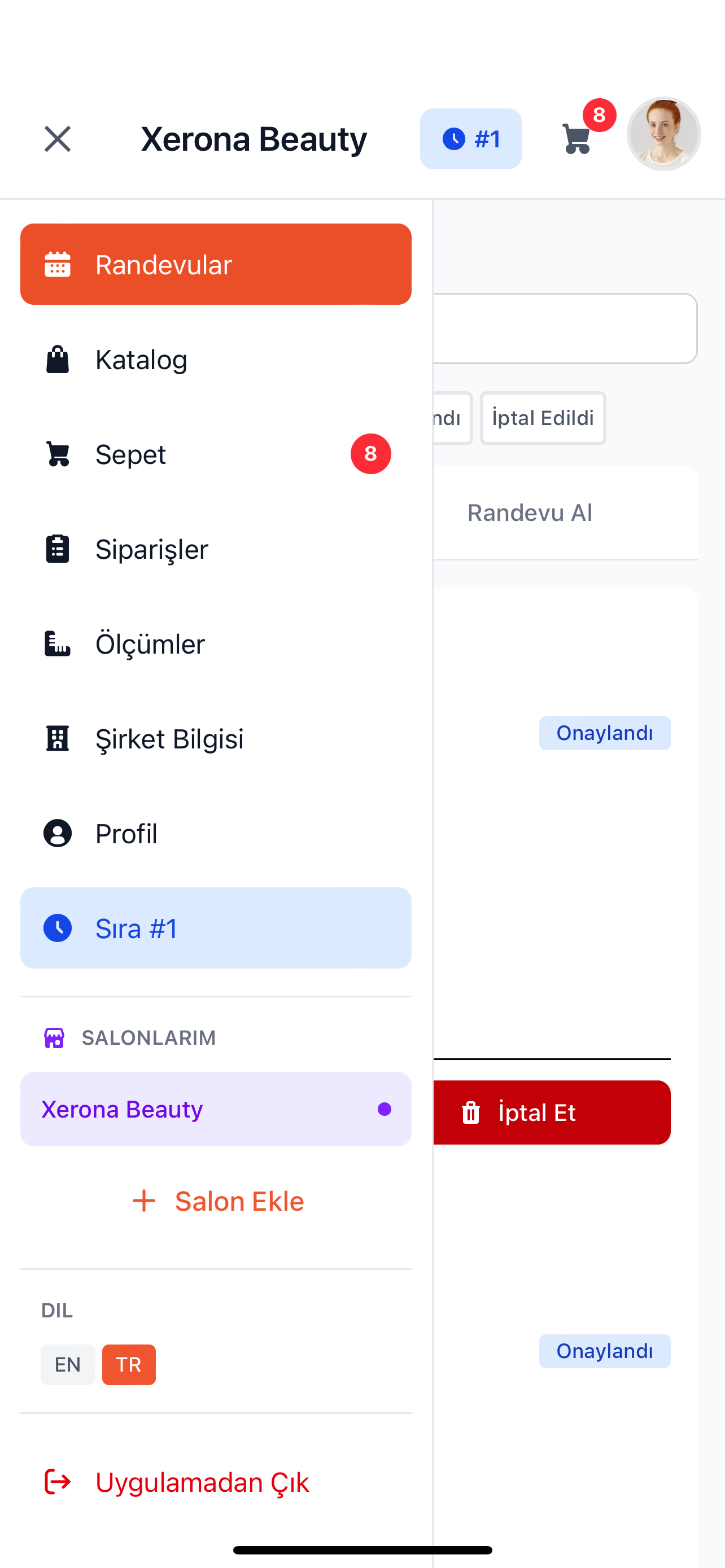 Xerona Mobil Uygulama